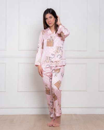 Pijamas Satin Moschino Marcas Exclusivas - Largo