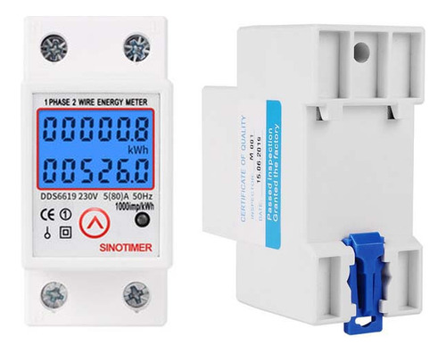 Medidor Energia Electrica Kwh Potencia Consumo Amperio 