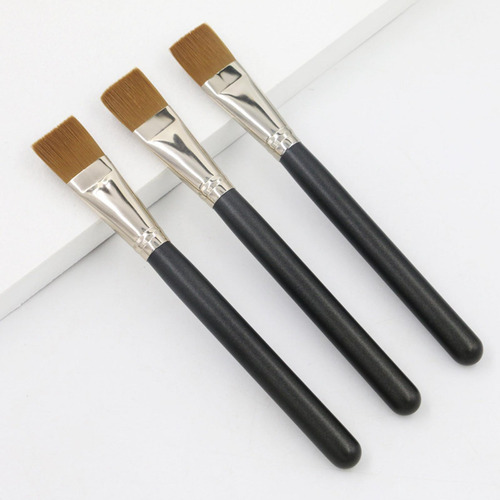 Conjunto De 3 Pinceles Cuadrados Para Aplicación De