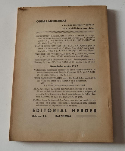 La Ciencia Tomista 226 Diciembre 1947 Intonso (Usado)