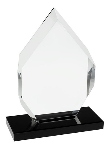 Imagen 1 de 1 de Trofeo Cristal Black Diamond, 17 X 22 X 6 Cm, 1 Und