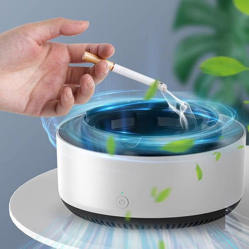 Cenicero De Purificador De Aire 2 En 1 Multifuncional Con Fi