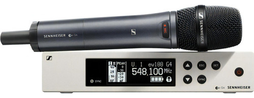 Micrófono Sennheiser Evolution Wireless G4 EW 100 G4-835-S-A1 Dinámico Cardioide color negro
