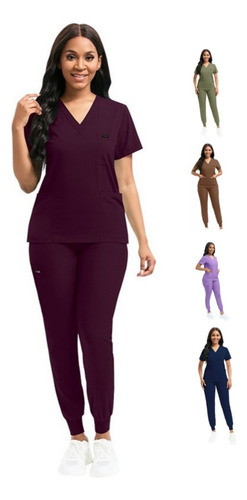 Quirurgica Dama Pijama De Cuello V Uniforme Quirurgico Mujer