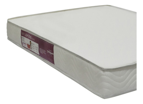 Colchão Berço Americano Baby Light Bordado D18 70x130x12cm