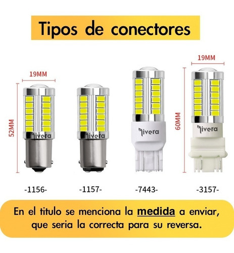 Estrobo Freno Stop Ultra Led 7443 Honda Civic 2001 2p
