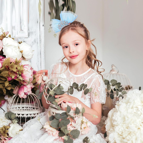 Juego De Accesorios Para El Cabello De Princesa: Mini Lazos