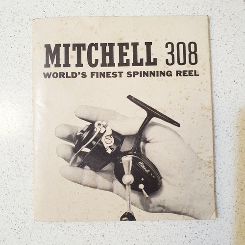 Manual Folleto Reel Mitchell 308 Impreso En Francia