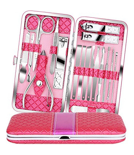 Kit De Manicura Teamkio - Juego De Manicura Y Pedicura De 18