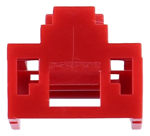 Concentrador Lan Ethernet Anti Dust Co Con Puerto Rj45 Rojo