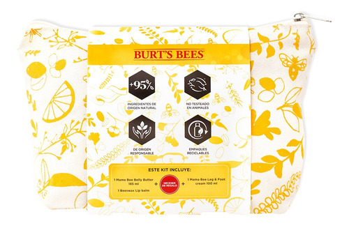 Kit Para Regalo Natural Burt's Bees Cuidado Mamma Bee