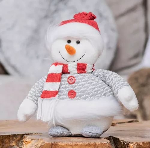 Adorno Navideño Mono Nieve Vianney Snow Man 0.13x0.07x0.20 M