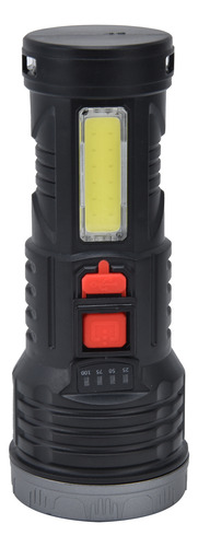 Linterna Led Cob, Luz Lateral Con Carga Usb, Ultrabrillante
