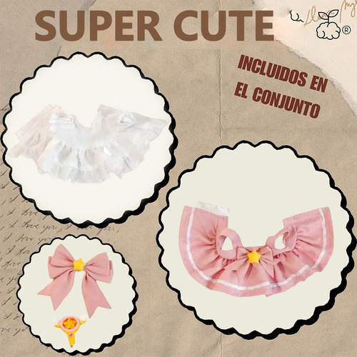 2 Set Ropa De Muñeca Multicolor Para Traje Labubu De 17 Cm