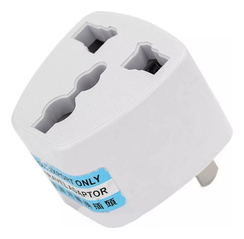 Adaptador Triple Enchufes Universal Viajero Reforzado