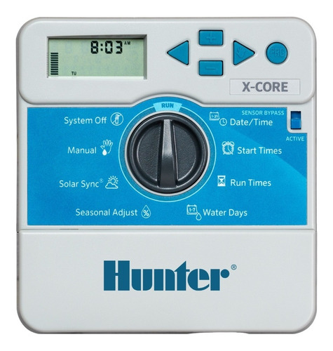 Controlador/programador Riego Hunter X Core 8 Estaciones Int