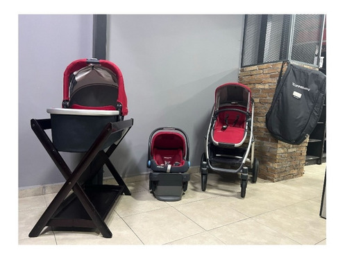 Carriola Uppababy Vista Asiento De Auto Moises + Extras   