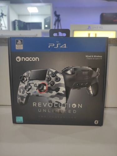 Joystick Nacon Ps4 Revolution Unlimited Wireless Camuflado