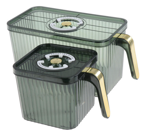 Contenedor Organizador Con Tapa Freshness, Grande, Verde