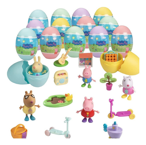 Huevos Sorpresa X 15 Figuras De Peppa Pig - Jazwares