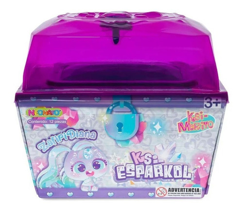 Imagen 2 de 7 de Muñeco Ksi Sparkol Zafiridiana Lila Distroller 992918