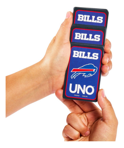 Uno Fandom Bills Nfl Juego Cartas Mattel Game Creations
