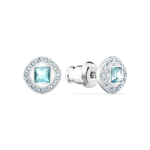 Aretes Para Mujer Con Cristales Azules