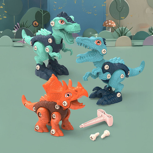 CM-TOP Juguetes De Dinosaurios Para Niños Diy Con Taladro Electrico