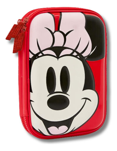 Estuche Para Lápices Eva Doble Cierre Minnie - Mooving