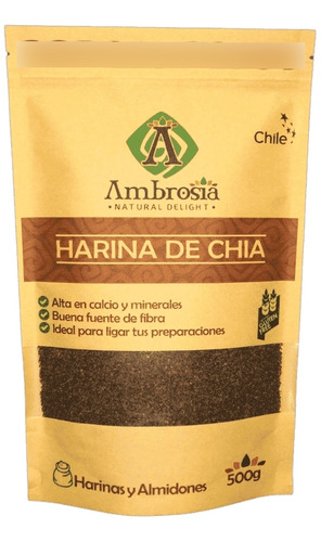 Ambrosia Harina De Chia Sin Gluten 500 G