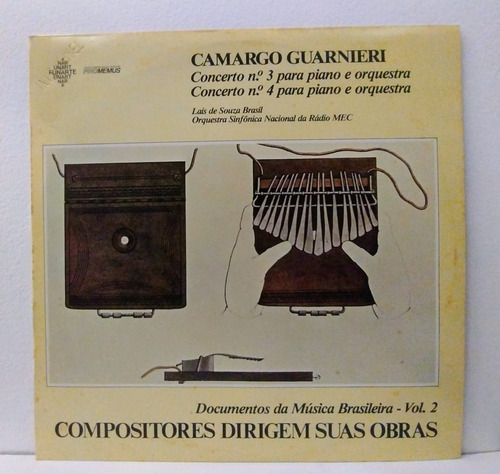 Carmago Guarnieri Concerto No 3 - Lp Disco De Vinil