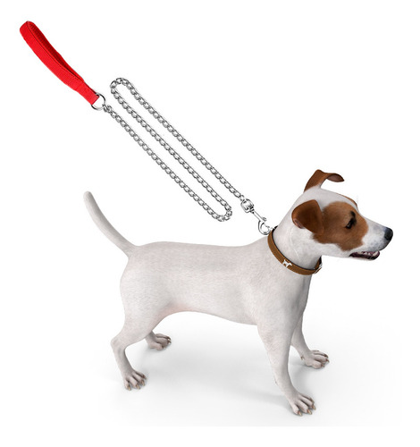 Imagem 1 de 6 de Guia Pet Resistente 1,2 M Cachorro Passeio Corrente Cães
