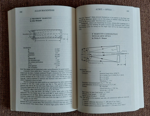 Livro Advanced Telescope Making Techniques Vol 1 & 2 (Usado)