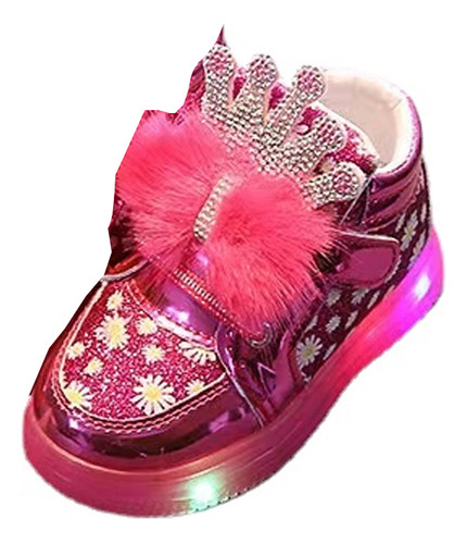 Zapatos De Moda Para Niños, Pequeños Zapatos Florales Lumino