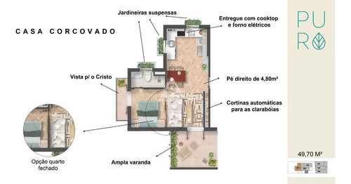 Imagem 21 de 25 de Casa Em Condomínio À Venda, 1 Quarto, 1 Vaga, Lagoa Rodrigo De Freitas - Rio De Janeiro/rj - 43301