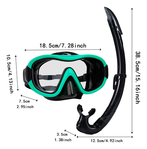 Set De Snorkel Gafas De Natación Gafas De Buceo Para Buceo