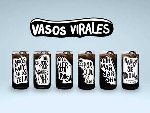 Virales Juego De 6 Vasos