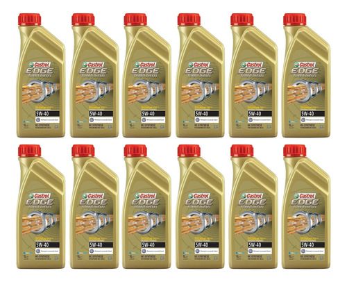 Aceite Sintetico Edge Turbo Diesel 5w40 1l X12u Castrol