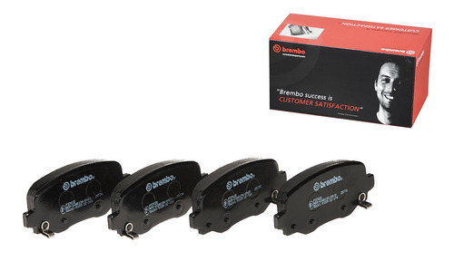 Balatas Bajos Metales Traseras Chrysler 200 15-16 Brembo