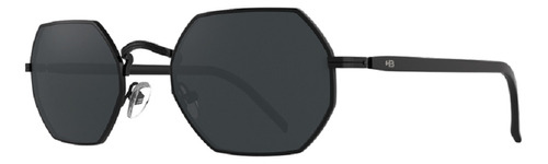 Oculos De Sol Hb Slide Matte Black Gray Preto Fosco Fumê