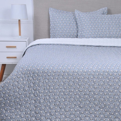 Quilt Sherpa Estampado Granito 2 Plazas - Mayor Import