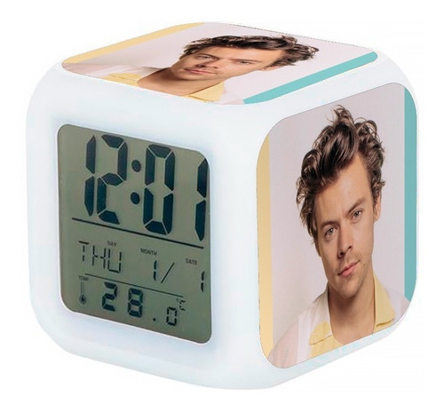 Reloj Despertador Harry Styles Con Luz Led