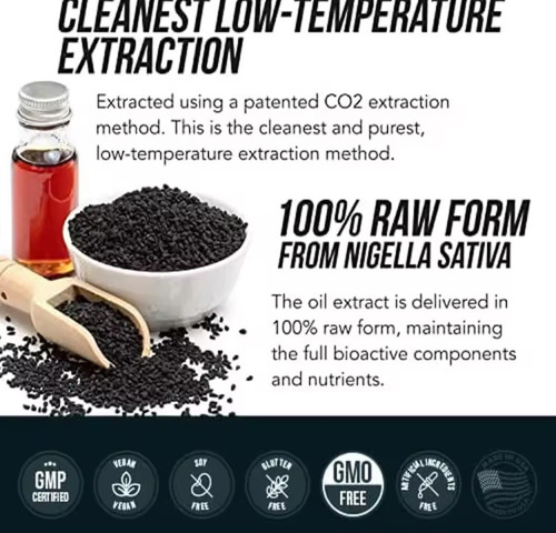 Aceite De Semilla Negra Black Seed Oil 60 Cap Sin Sabor