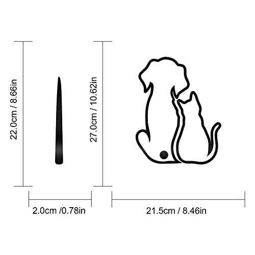 Calcomanía Trasera De Limpiaparabrisas De Perro Y Gato...