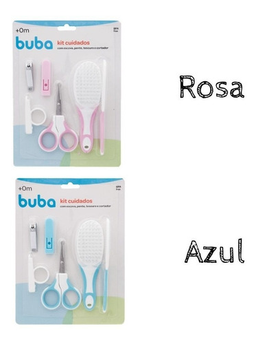 Kit Escova E Pente Kit Higiene Bebe Tesourinha Cortador Unha