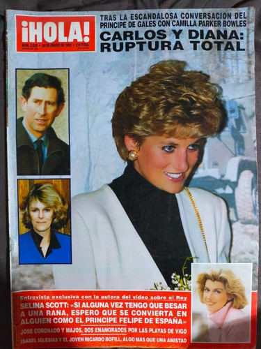 La Princesa Diana, Robert Redford, Selina Scott Revista Hola