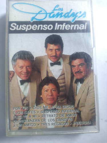 Cassette Los Dandys Suspenso Infernal Discos Continental Mex