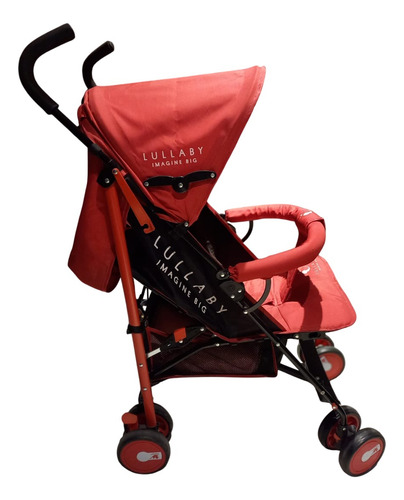Cochecito De Bebe Lullaby A10 Rebatible Cubrepies Rojo Aluminio