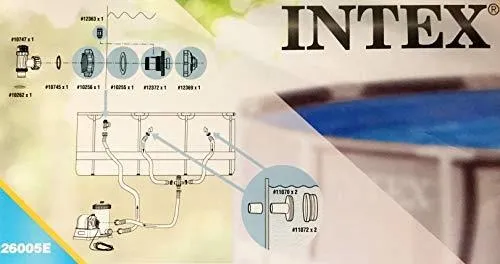 Kit De Jets De Agua Para Piscina Desmontable Intex