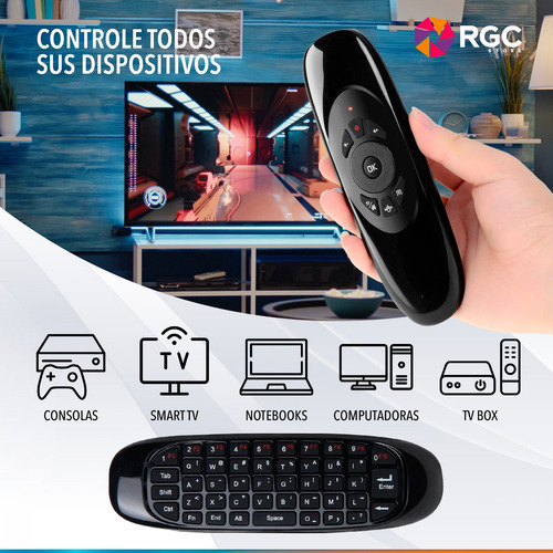 Imagen 6 de 10 de Mouse De Aire Teclado Inalámbrico